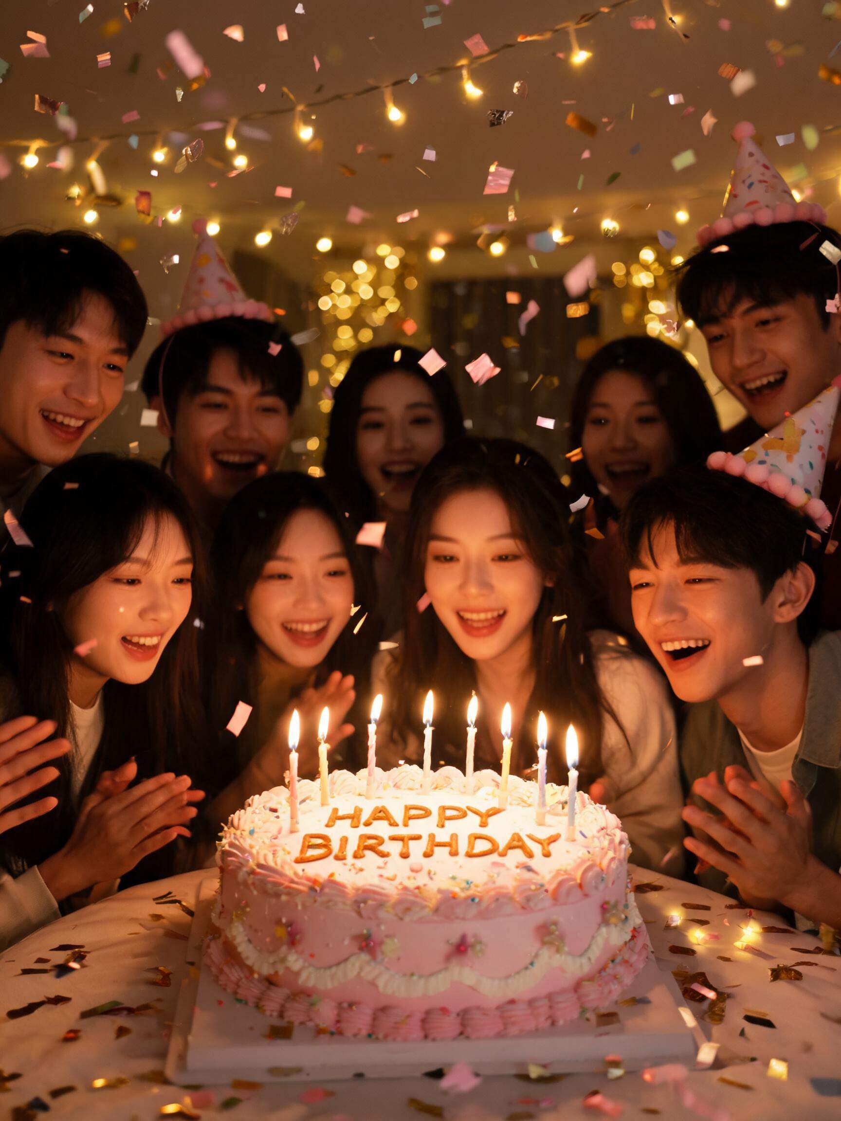 Vibrant birthday celebration event