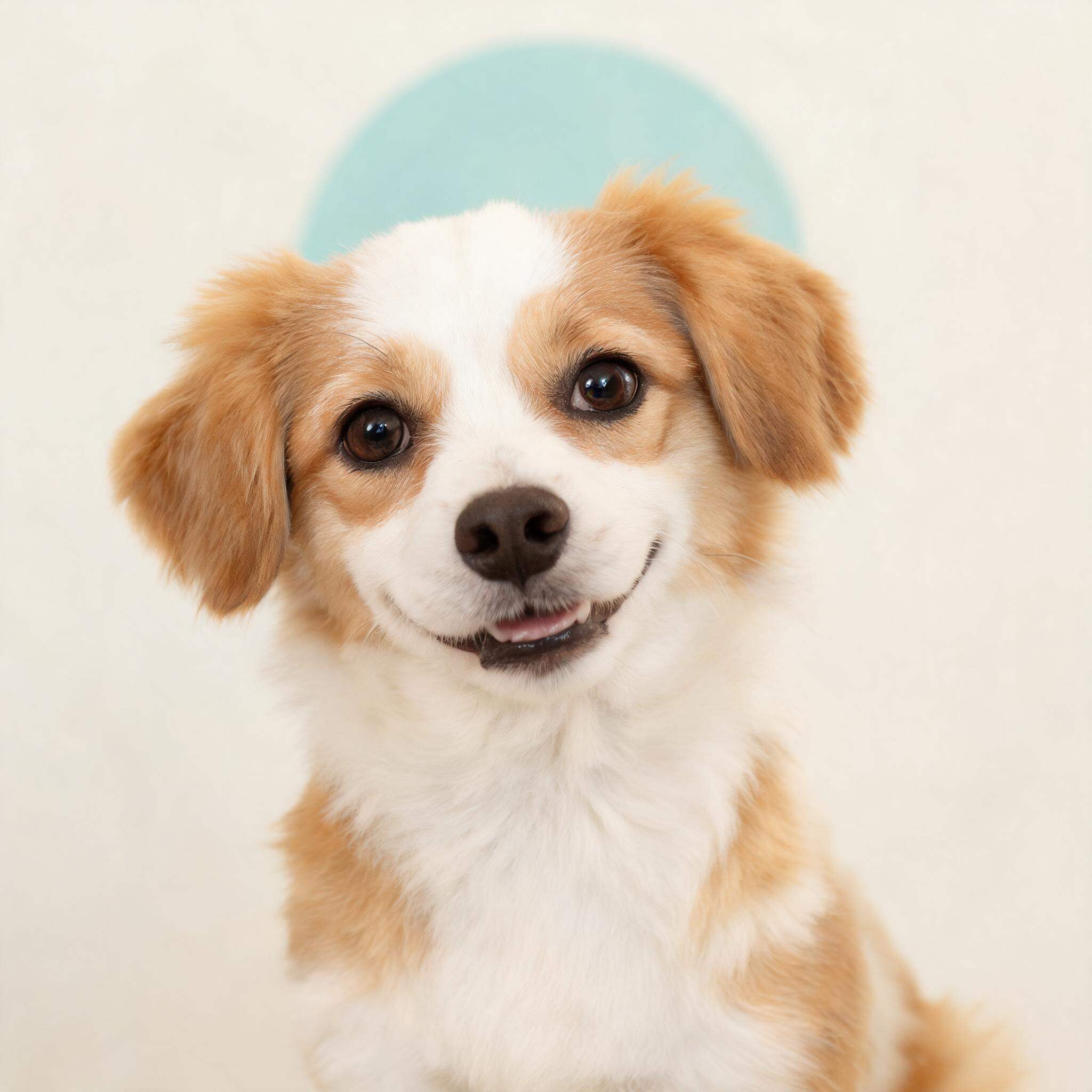 Layla, a mascote dócil da VetMed que recebe os pets com carinho