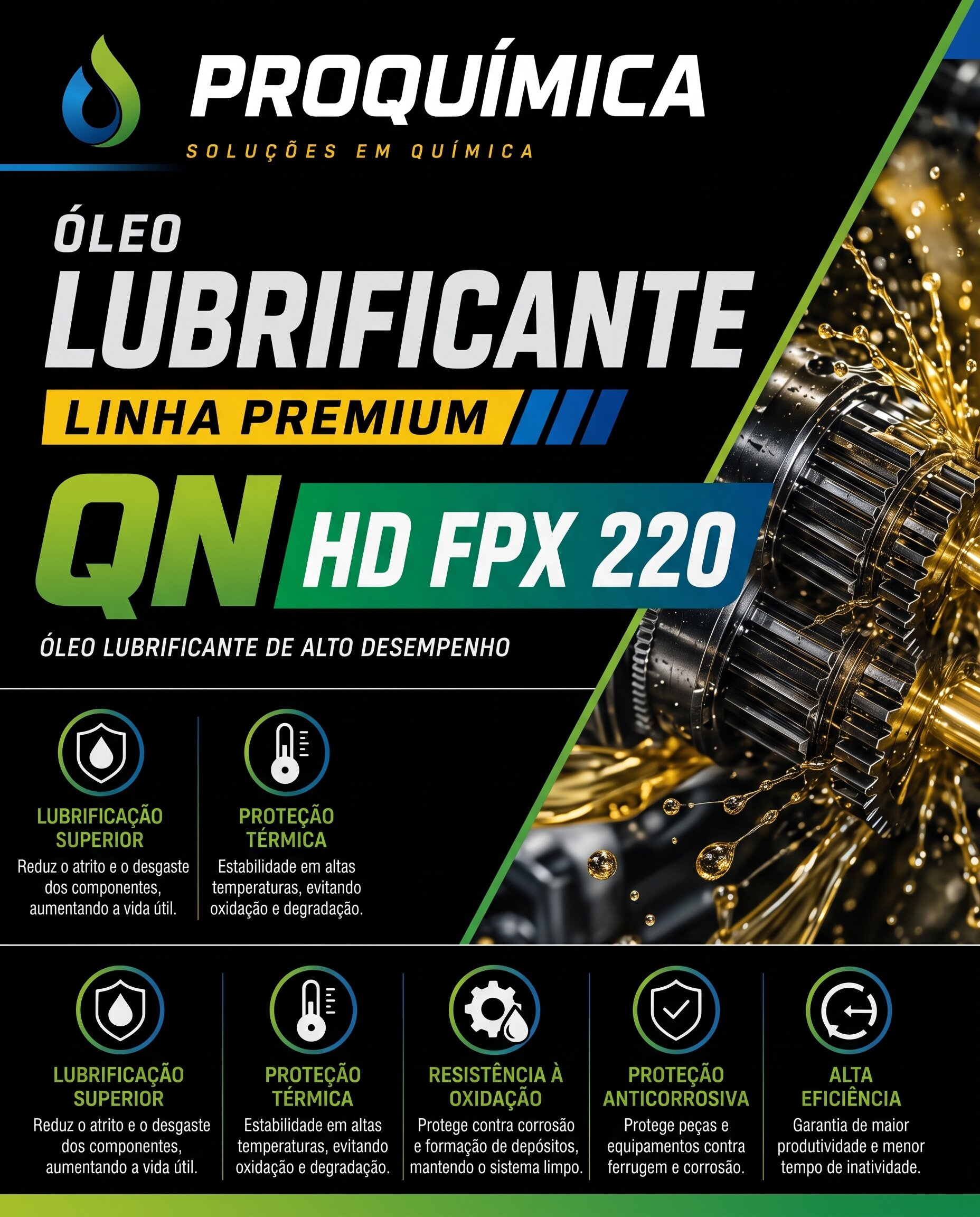 QN HD FPX 220 — óleo lubrificante de alto desempenho